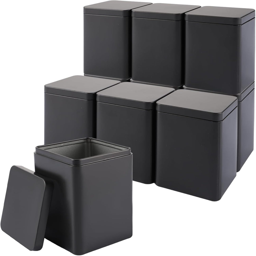 10 Stück klassische Teedosen für losen Tee, aromadicht aus Metall für je 90g Earl Grey, tee aufbewah