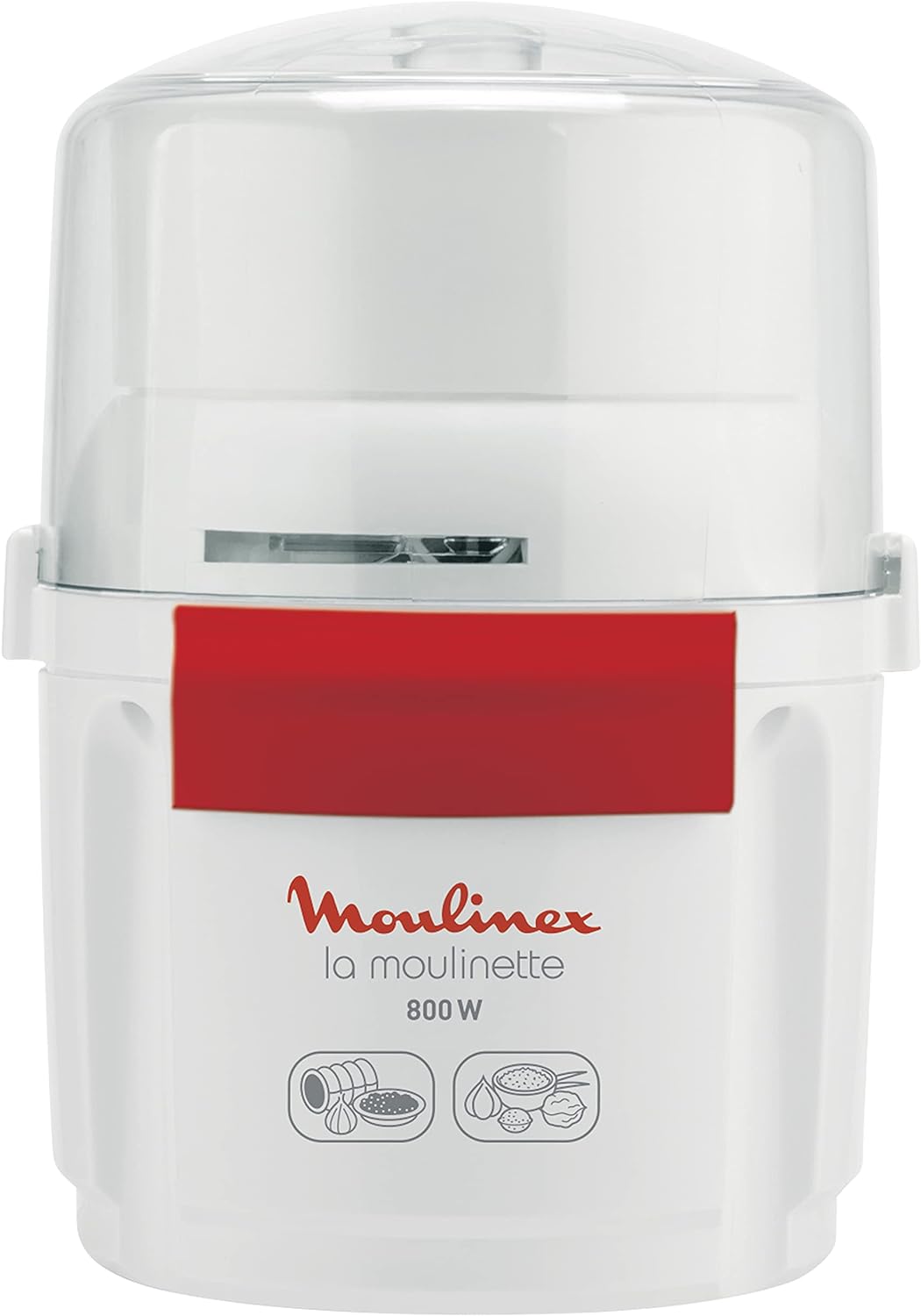 Moulinex AR6801 Chopper & Blender La Moulinette 800 W + Blender Double Blade Edelstahl 200 g und 750