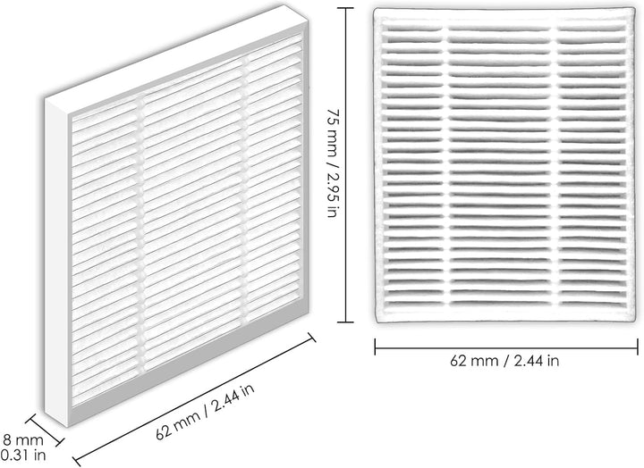 (20 Stück) HEPA-Filter Kompatibel mit iRobot Roomba 104, Roomba 105 Vac, Roomba 105 Combo, Roomba Y0