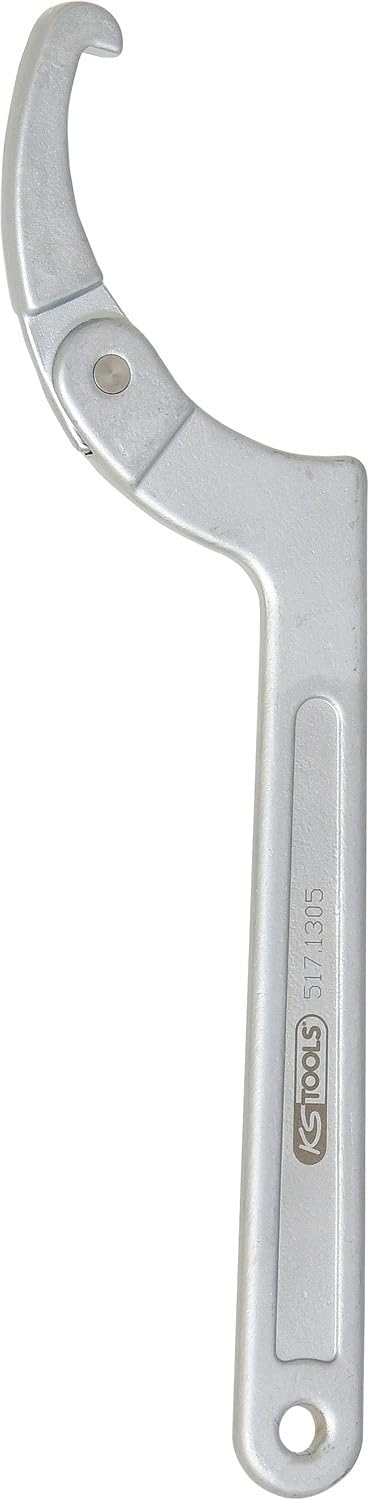 KS Tools 517.1305 Gelenk-Hakenschlüssel mit Nase, 114-158mm