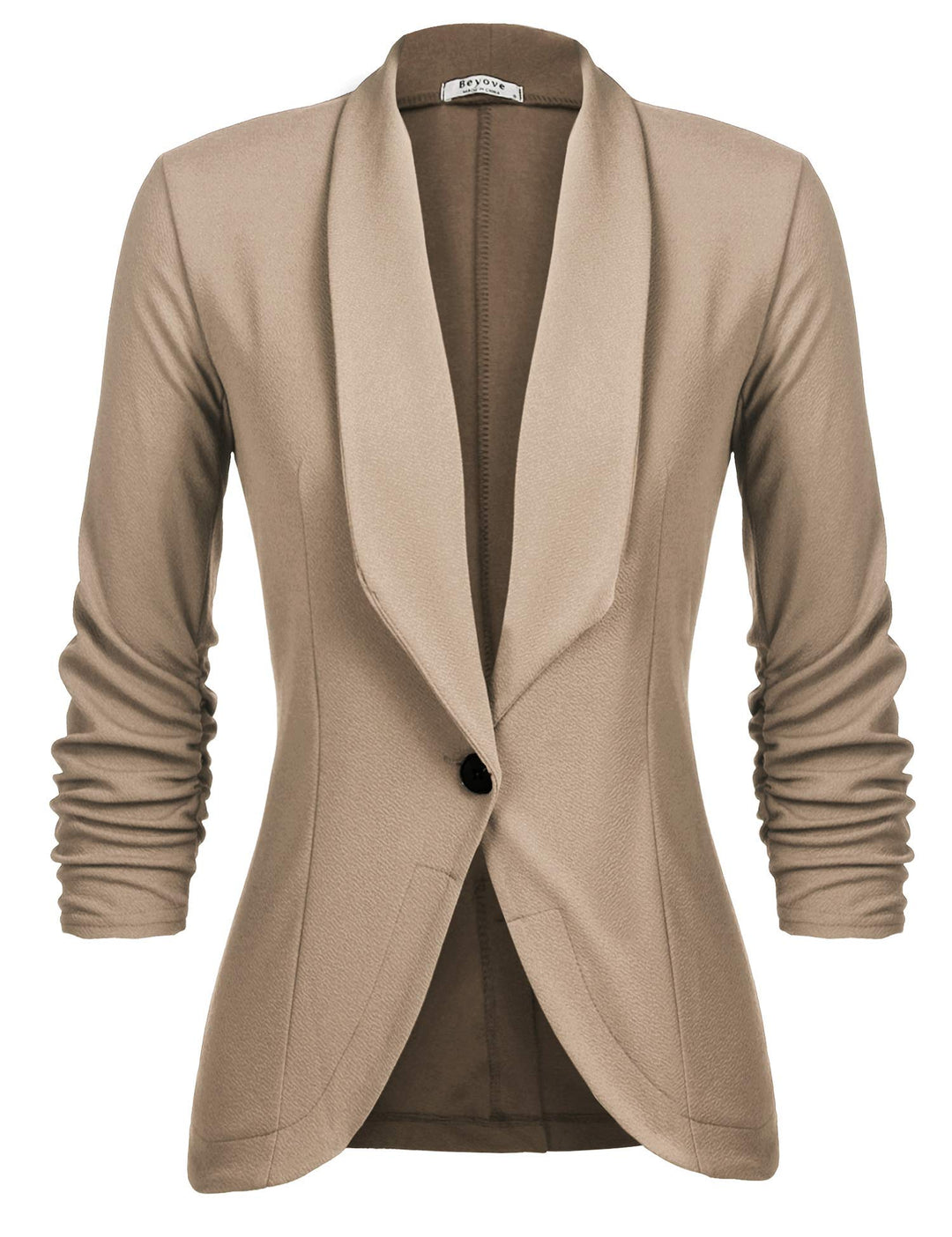 UNibelle Blazer Damen Sportlich Elegant Longblazer 3/4 Arm Sommer Leicht Business Büro Blazer Jacke