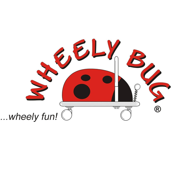 Wheely Bug 51110S Ferkel gross, grosses Holzschwein auf Rollen mit Griff, ultimatives cooles Rutscha