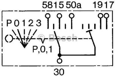 Bosch 0342316003 Schalter, Vorglühen