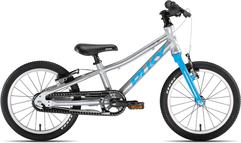 Puky LS Pro 16-1 Alu Kinder Fahrrad silberfarben/blau