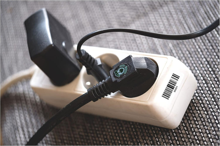 Barcodeetiketten 8001-9000 fortlaufend 5-stellig DGUV Prüfung Barcode Etiketten 1.000 Stck Strichcod