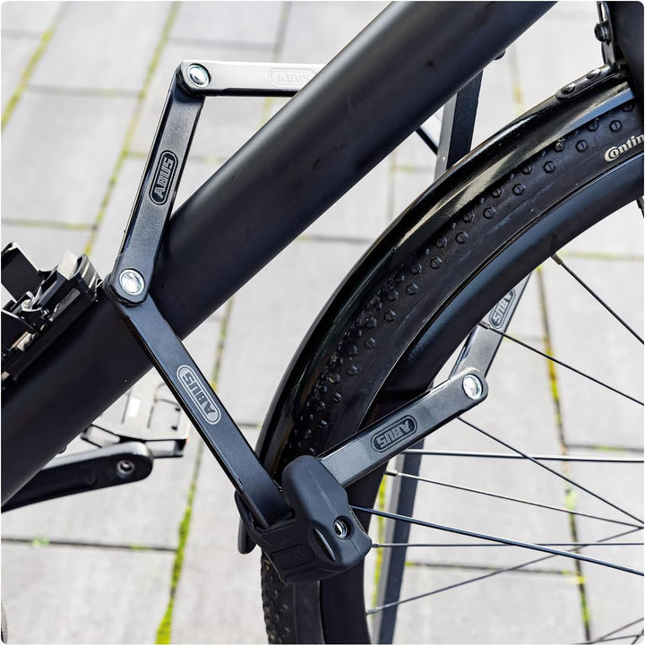 ABUS Faltschloss Bordo 6000K mit SH-Schlosshalter - Fahrradschloss mit XPlus Zylinder für hohen Mani