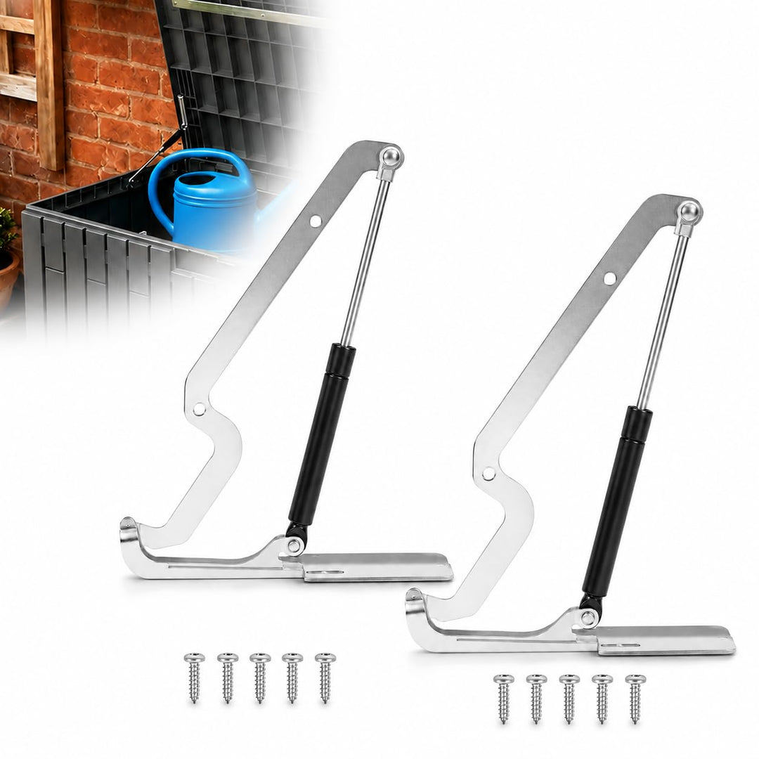2 Stück Gasdruckfedern für Gartenbox, 285 × 57 mm