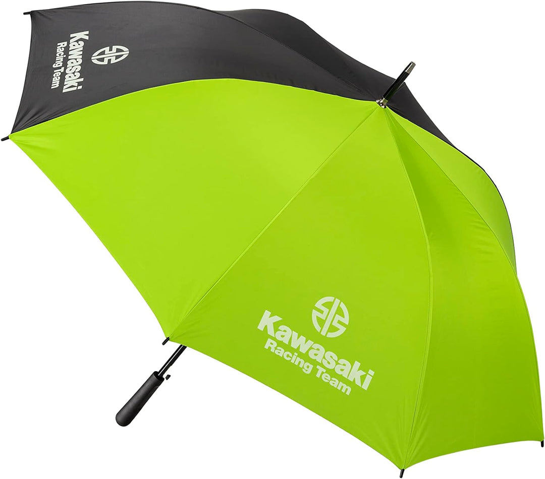 Kawasaki SPORTS Regenschirm gross UMBRELLA schwarz grün