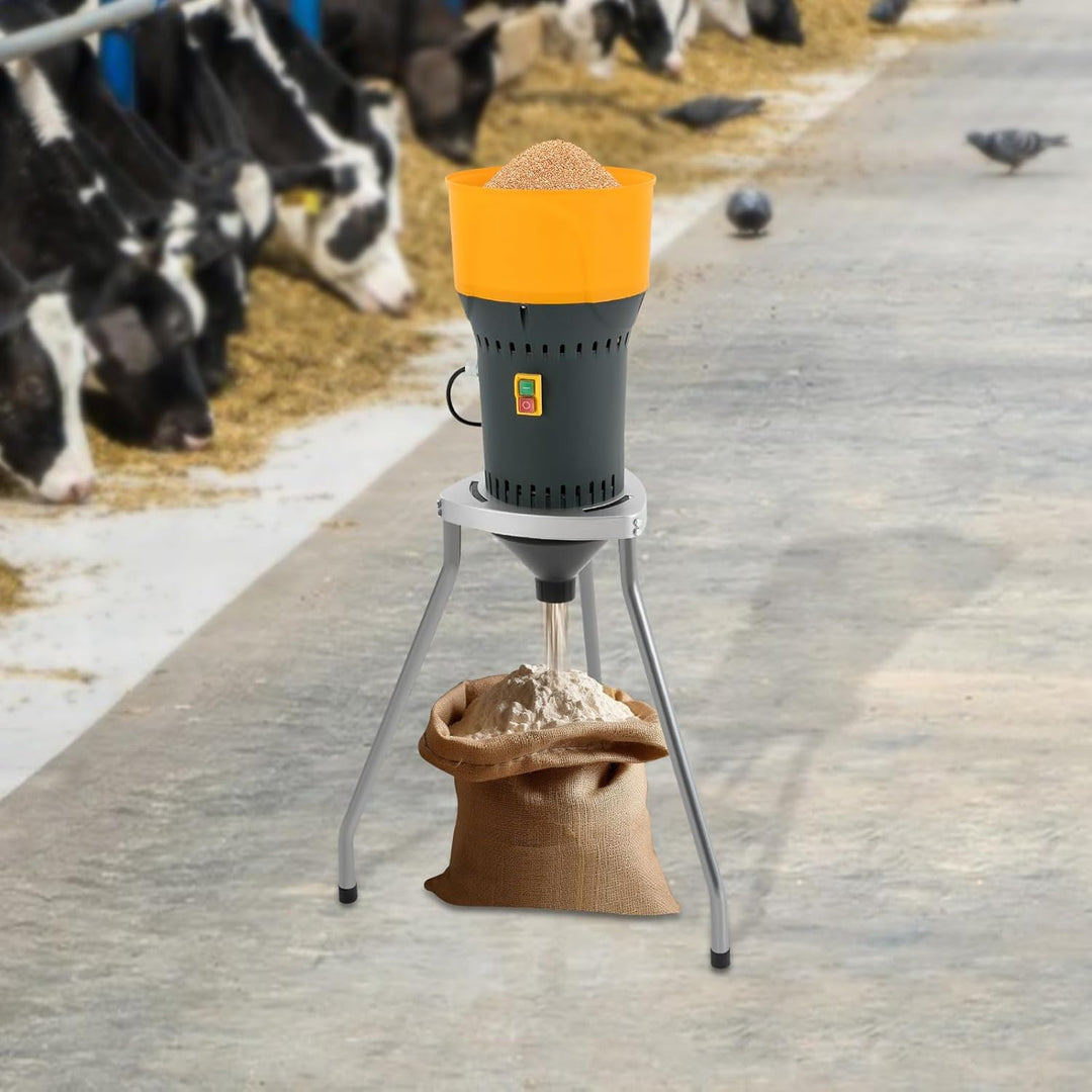 Elektrische GetreidemüHle, Tragbar Mahlwerk Mit Mahlsiebe,1000W TrockenkornmüHle FüR Verschiedene Ge