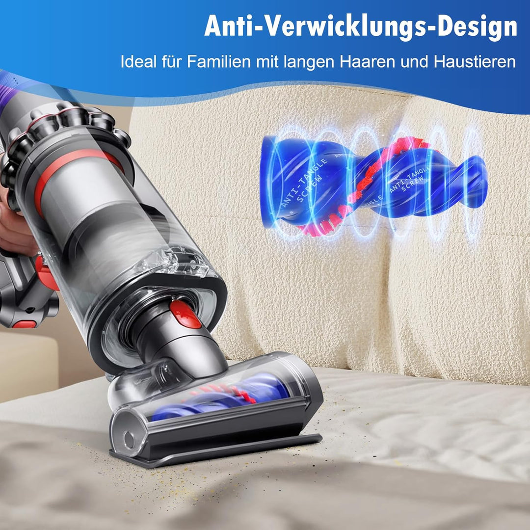 Haardüse Mini Elektrobürste Kompatibel für Dyson V15 V11 V10 V8 V7 für Matratzen, Sofas, Möbel oder