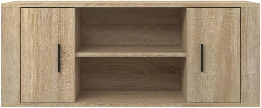 Tidyard TV Schrank mit 4 Fächer Lowboard TV Möbel Fernsehschrank Fernsehtisch TV Board Fernsehmöbel