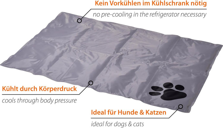 dobar® 60422 Kühlmatte für Hunde - Hundekühlmatte für Hund & Katze - selbstkühlende Matte für Hausti