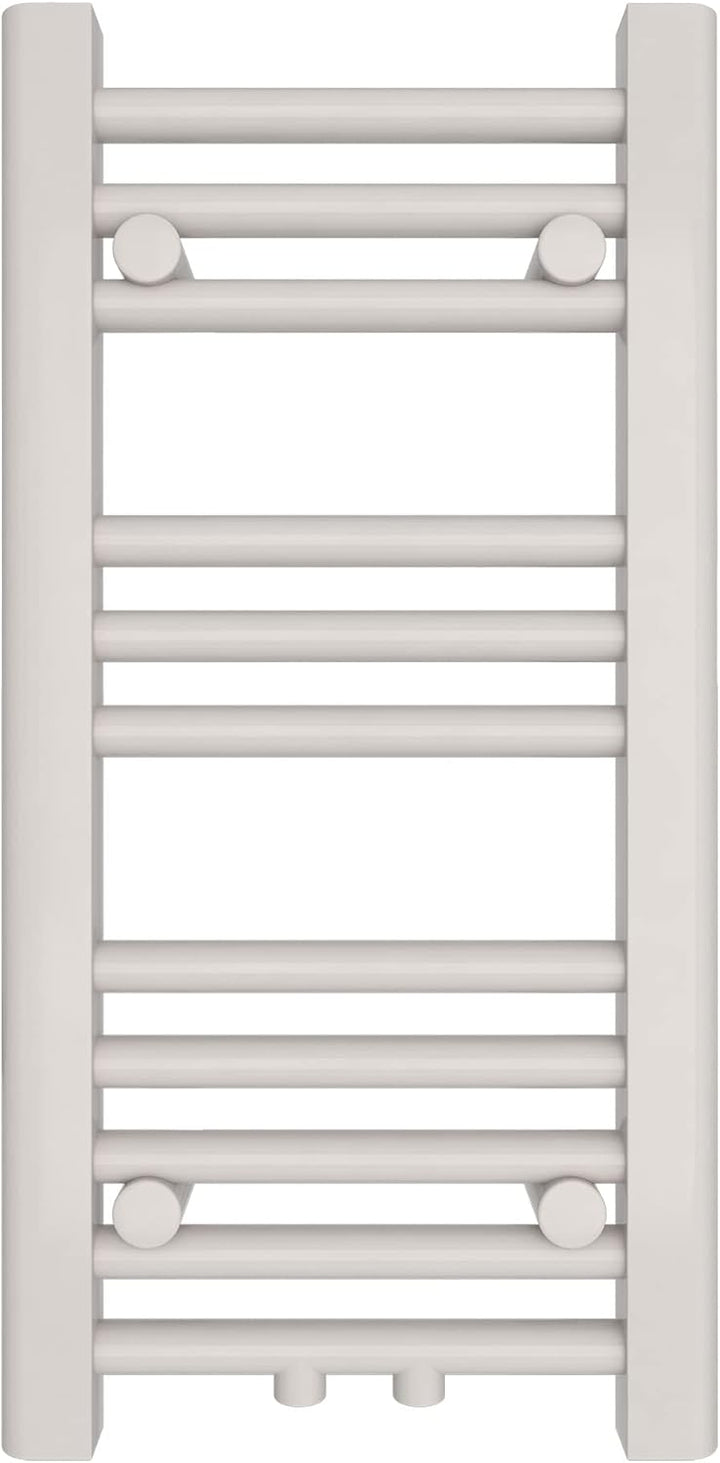 SHV Badheizkörper mit Mittelanschluss in weiss | Heizkörper für Badezimmer, Handtuchhalter für Wand