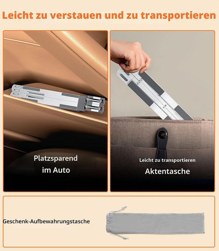 Auto-Laptophalterung, Lenkradablage, höhenverstellbar, Auto-Schreibtisch für Laptop, Computer, Table