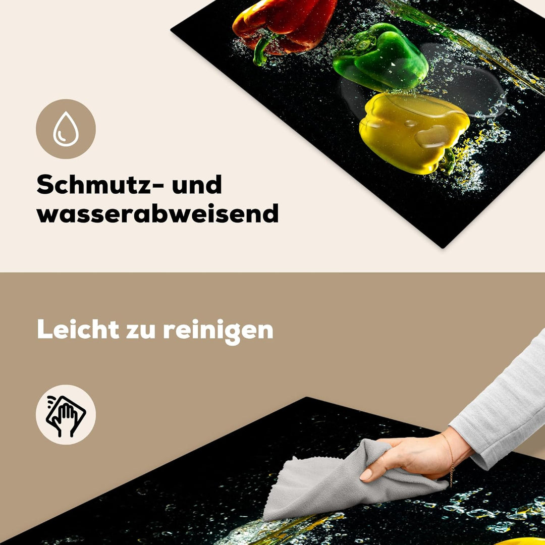 KitchenYeah© Herdabdeckplatte Einteilig Induktionsmatte Küche Abdeckung Ceranfeld Herd Abdeckplatte