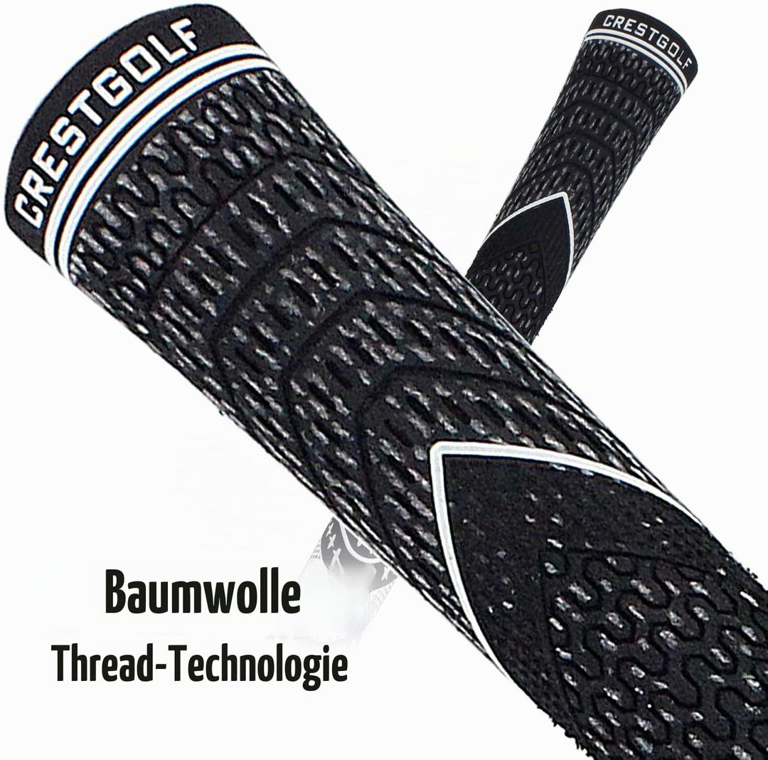 CRESTGOLF Golfgriffe Aktualisierte Multi-Compound-Golfgriffe für Golfschläger, Golf Grips Set mit 13