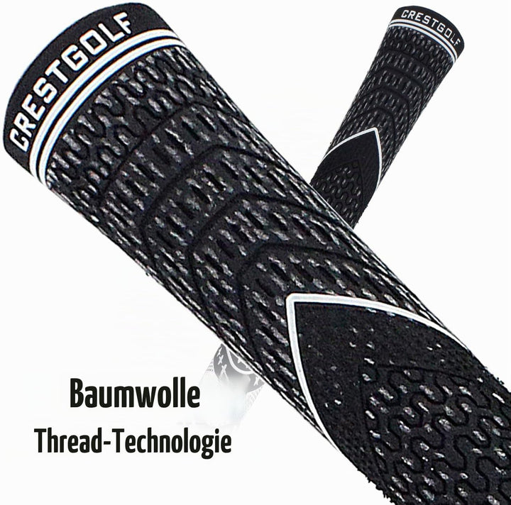 CRESTGOLF Golfgriffe Aktualisierte Multi-Compound-Golfgriffe für Golfschläger, Golf Grips Set mit 13