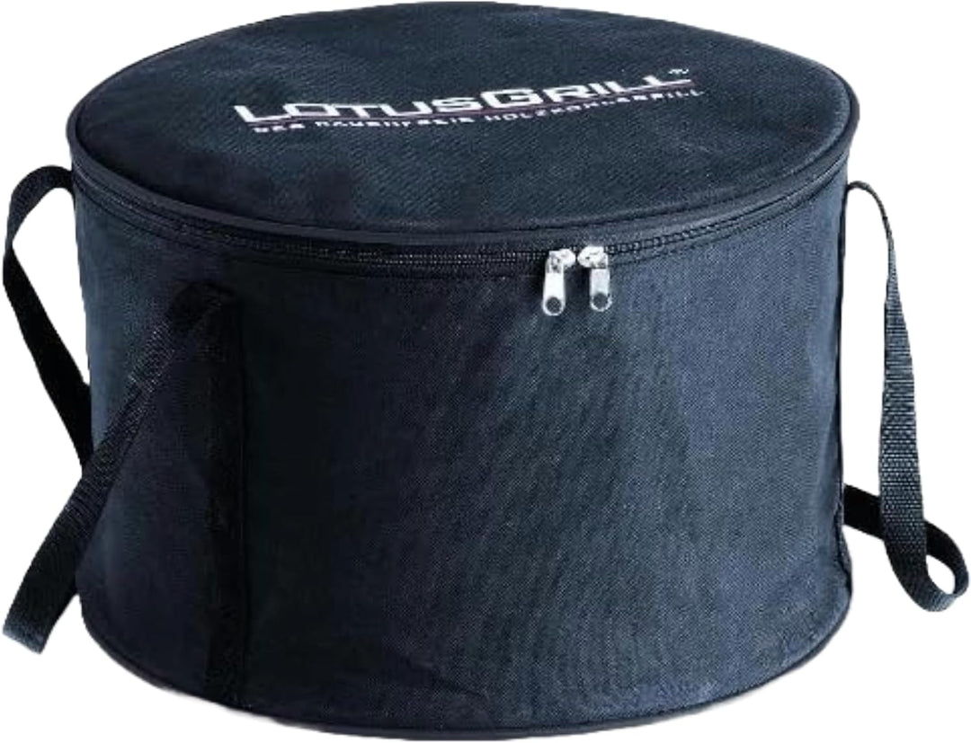 LotusGrill XL Tiefblau G435 der raucharme Holzkohlegrill/Tischgrill mit USB-Anschluss, Blau