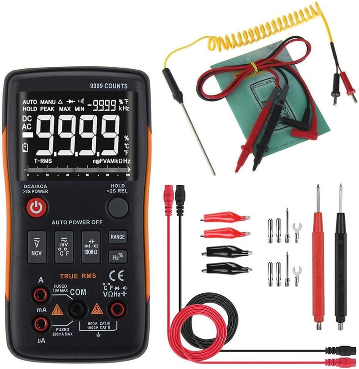 Digital Multimeter, ANENG Q1 Echt Effektiv Voltmeter Amperemeter Kapazitätsmesser Messwiderstand Fre