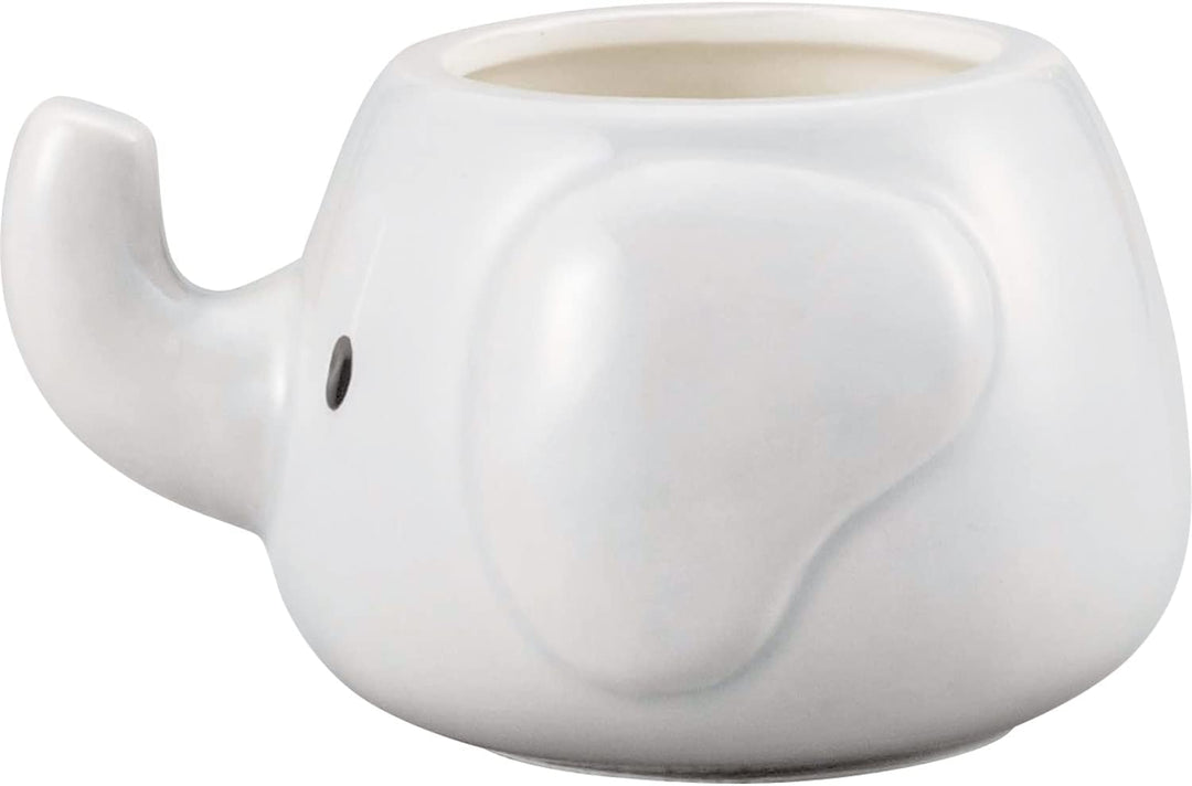 SAN3751 Niedliches Geschirr, Topf, Tasse, Teeservice, ca. 600.3 ml, Elefant Eltern und Kind Elefante