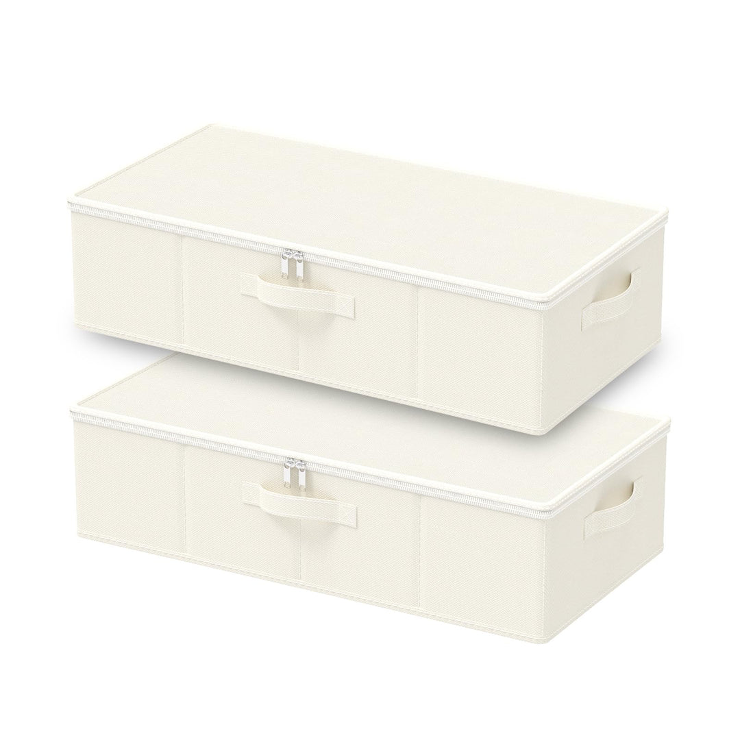 Unterbett Aufbewahrungsbox mit Deckel, Faltbare Aufbewahrungstasche, Unterbettkommode, Transporttasc