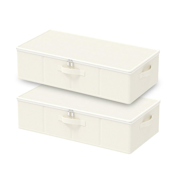 Unterbett Aufbewahrungsbox mit Deckel, Faltbare Aufbewahrungstasche, Unterbettkommode, Transporttasc