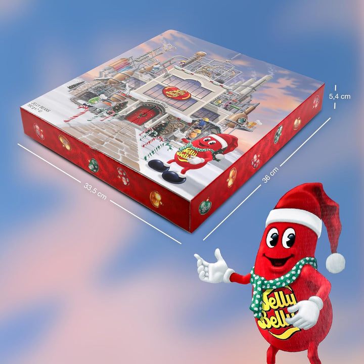 Jelly Belly Adventskalender - 24 verschiedene Sorten, 192g - Perfekt für Jelly Belly Fans zum Auspro