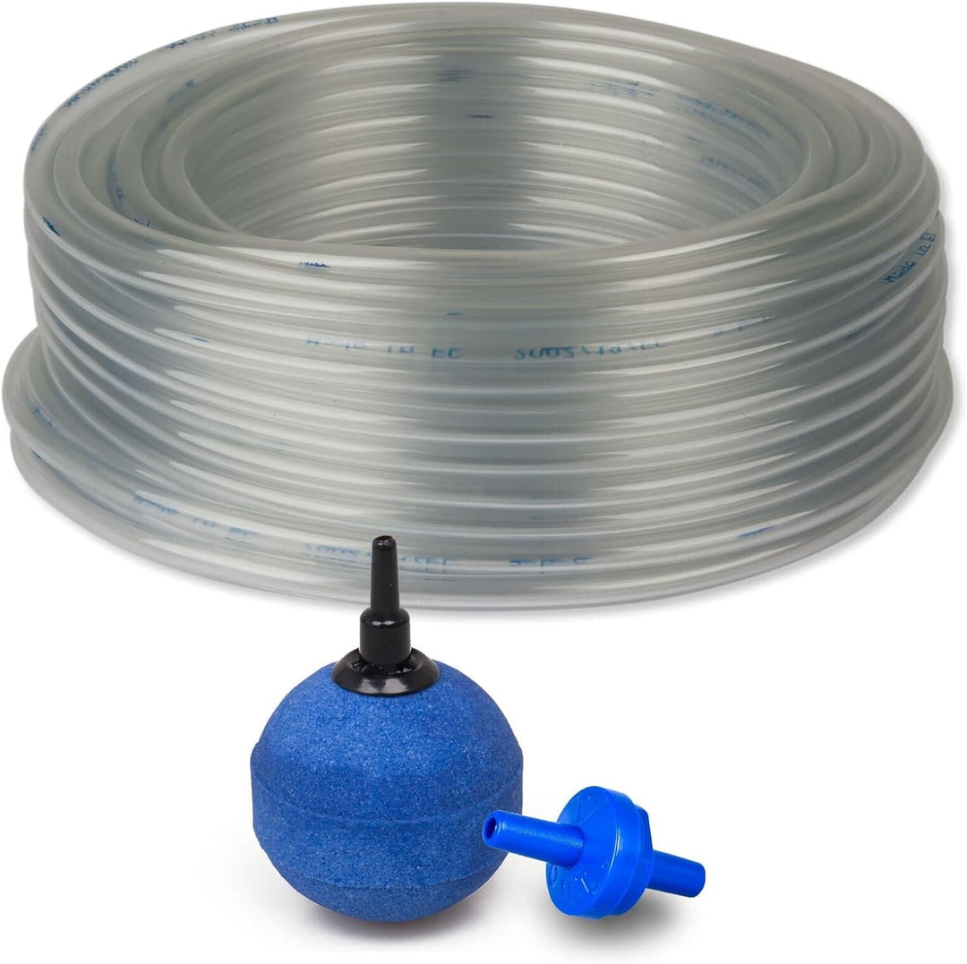 Teich Eisfreihalter Set 3 inkl. regelbarer Luftpumpe und Zubehör, für einen eisfreien Gartenteich, A