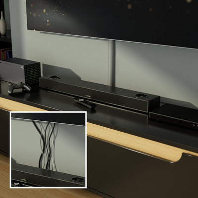 D-Line 1M5025A TV Kabelkanal, Kabelabdeckung, Kabel für wandmontierte Fernsehapparate kaschieren - 1