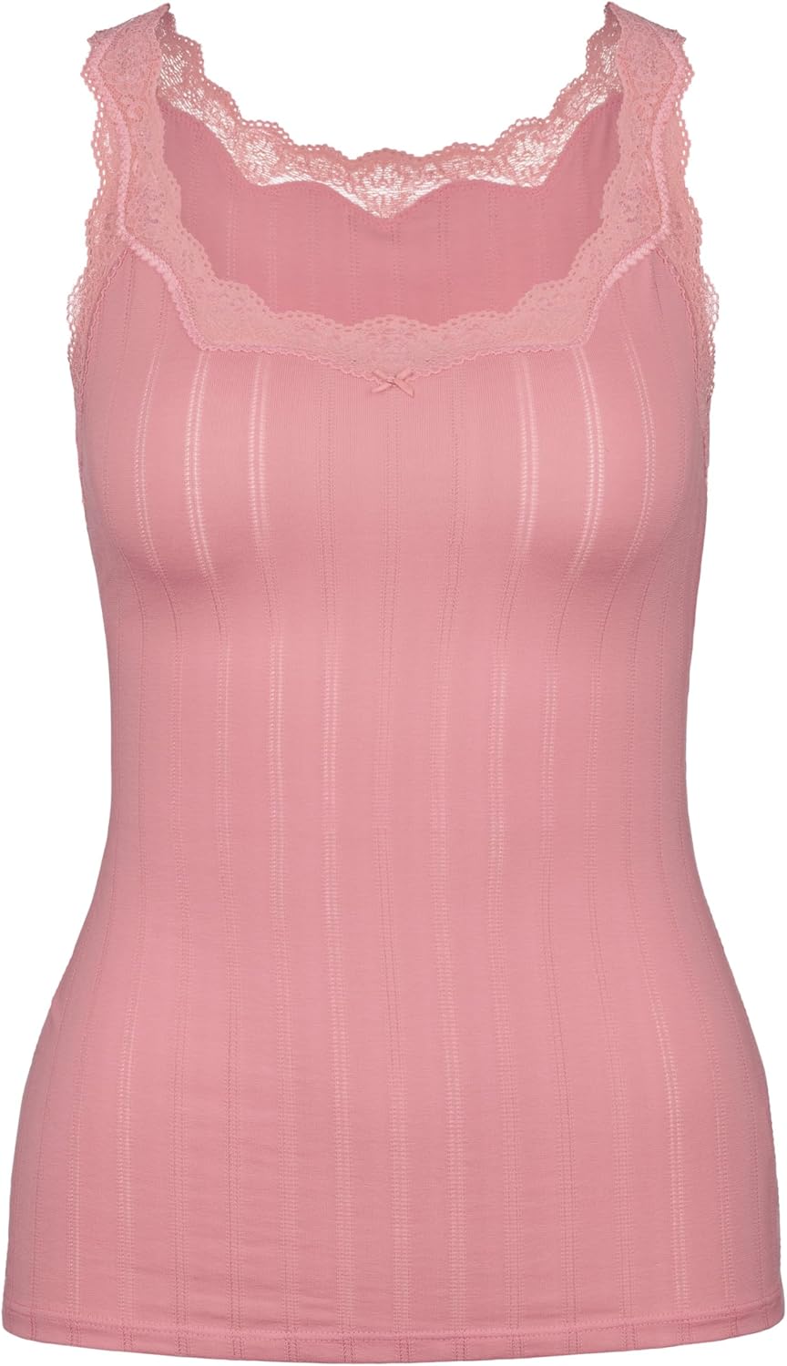 CALIDA Damen etude toujours Unterhemd, Schwarz, 36 EU