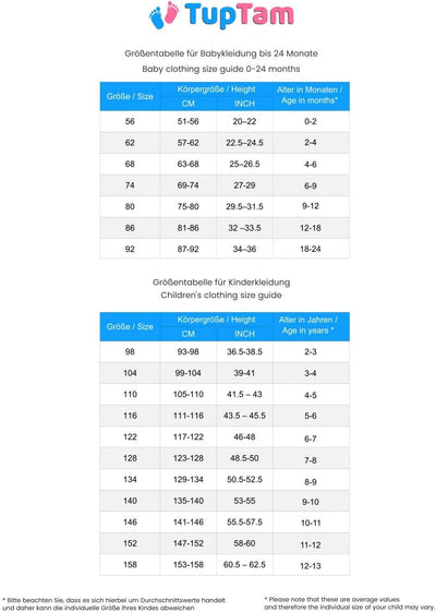 TupTam Jungen Baby Body Langarm Unifarben 5er Pack 68 Farbenmix 9, 68 Farbenmix 9