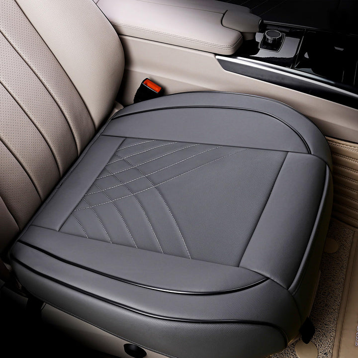 kingphenix Premium-PU-Autositzbezug, Vordersitzschutz, funktioniert mit 95% Aller Fahrzeuge, gepolst