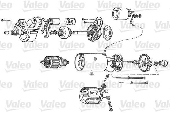 VALEO 438151 Starter Nennleistung: 1,6 kW Stop & Start: NO Zähnezahl: 10 zähne Spannung: 12 V Drehri