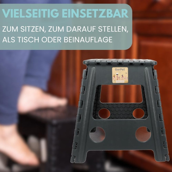 Klapphocker Campinghocker Faltbar Ultraleicht Falthocker Tritthocker Aufstiegshilfe Camping Klapptri