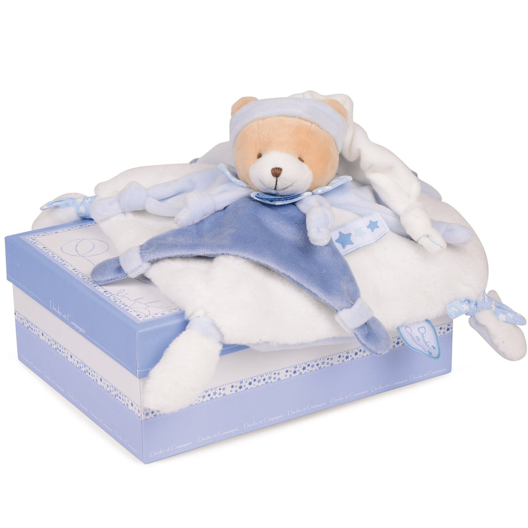Unbekannt DC2716 Schmusetuch, Cartoon, blau, Baby