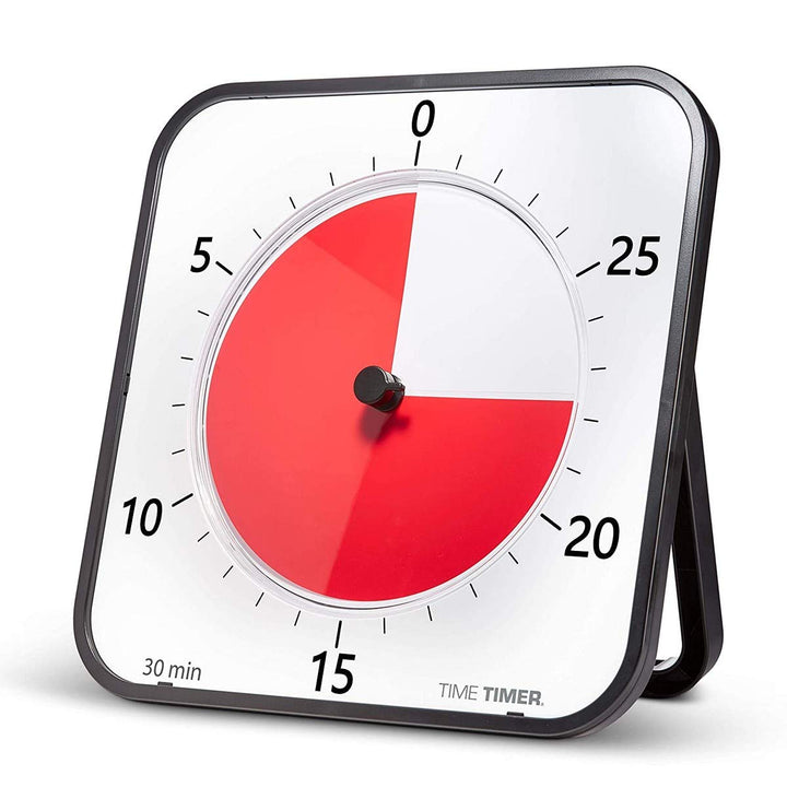 Time Timer MAX, extra-large visueller Analog-Timer (44x44cm), Einstellungen für 8 Dauer, austauschba