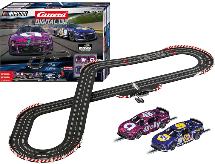 Carrera - 20030042 - Carrera Digital 132 | NASCAR Rennbahn-Set | Carrera Bahn und lizensierte Slotca