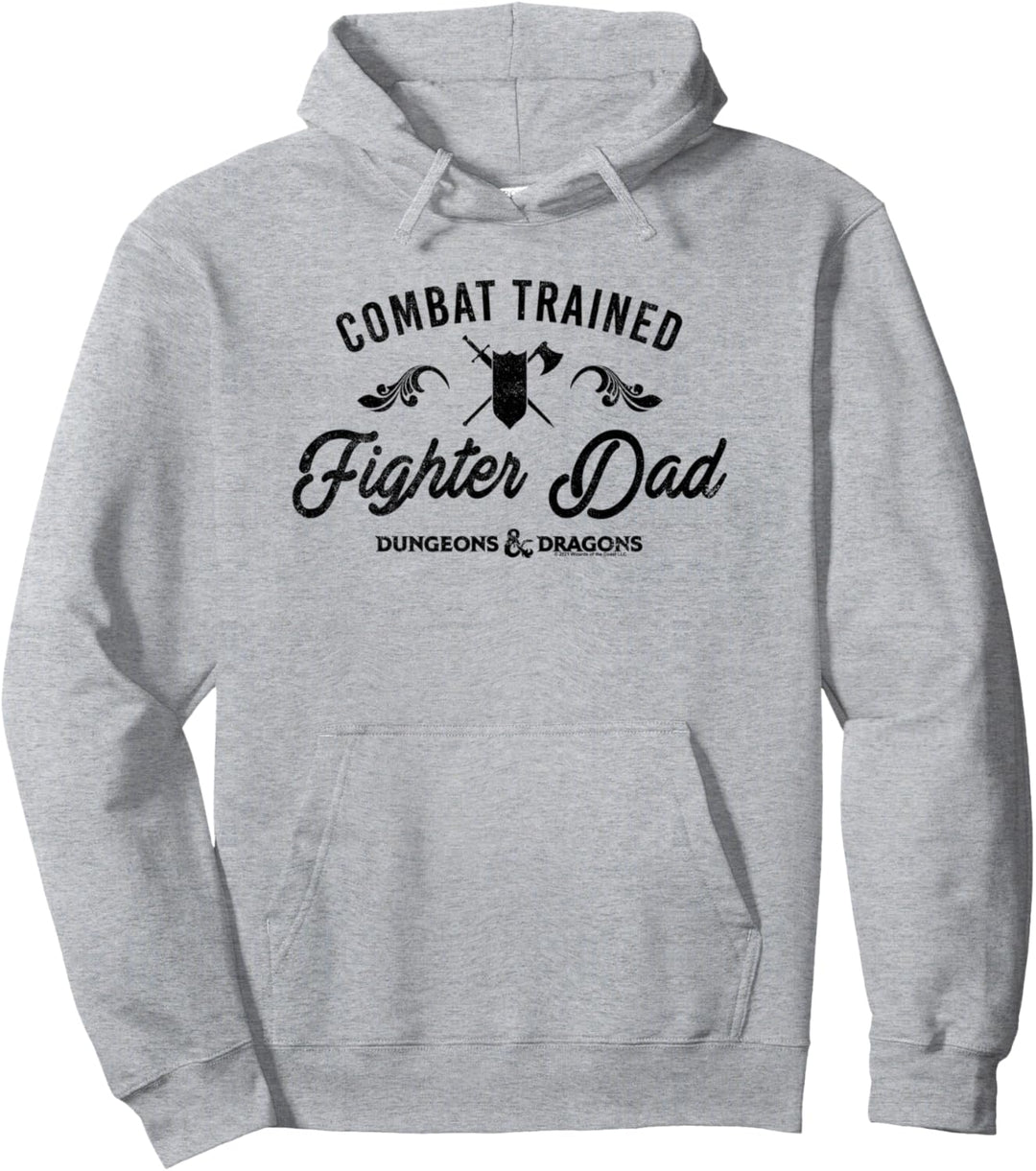 Dungeons & Dragons Combat Trained Fighter Dad Pullover Hoodie