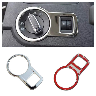 FFZ Parts Lichtschalter Rahmen Blende Edelstahl Passend Für Polo Ab Bj.2011-2016