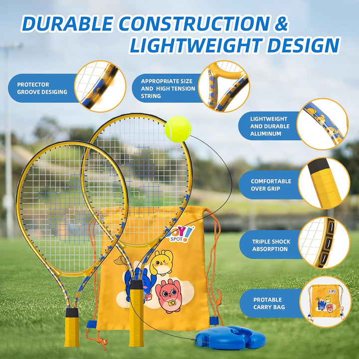 JOY SPOT! 2 Pack Tennis Trainer Set für Kinder,