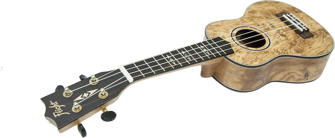 Flight, Supernatural Series Sopran-Ukulele, 4-saitig, gesteppt, Esche (DUS410 QA) Gesteppte Esche So