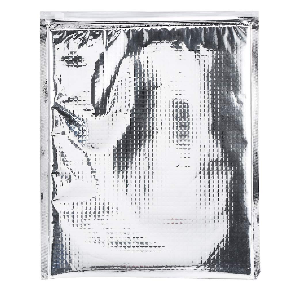 Isolierte Tasche Aluminiumfolie Packs, 3 Grösse 5 Stück Aluminiumfolie Isolierte Aufbewahrungstasche