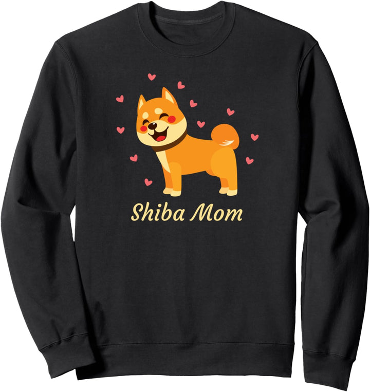 Shiba Mom; Shiba Inu Hundebesitzer, Frauen, Mädchen Sweatshirt