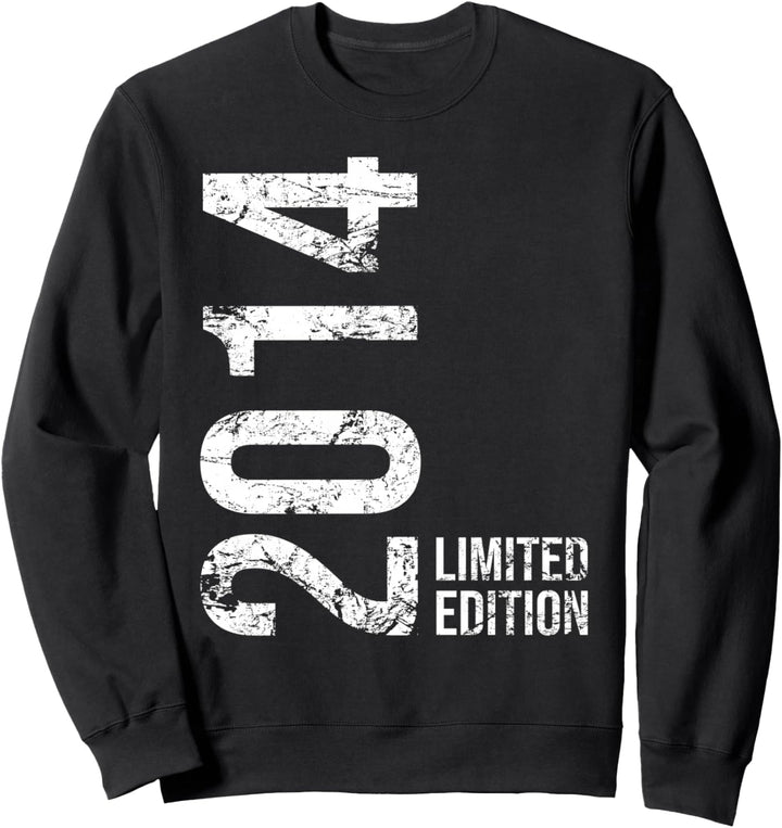 10. Geburtstag Junge Mädchen 10 Jahre 2014 Geburtstags Sweatshirt