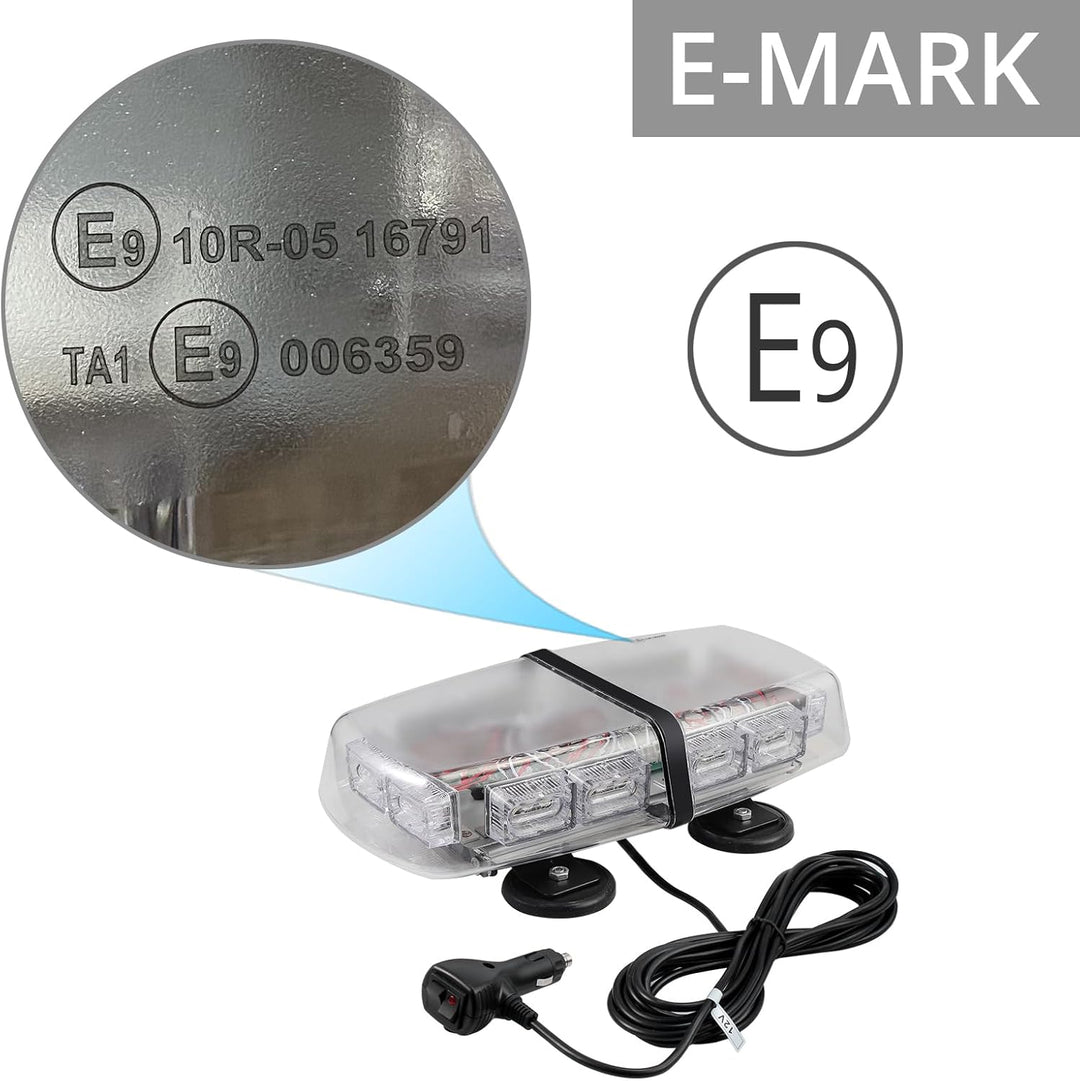 Justech 36LEDs RGB Rundumleuchte Blitzlicht Blitzleuchte Warnblinklicht Autodachlicht Stroboskoplich
