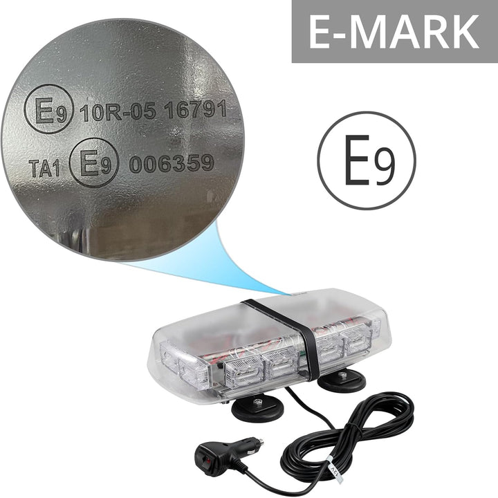 Justech 36LEDs RGB Rundumleuchte Blitzlicht Blitzleuchte Warnblinklicht Autodachlicht Stroboskoplich
