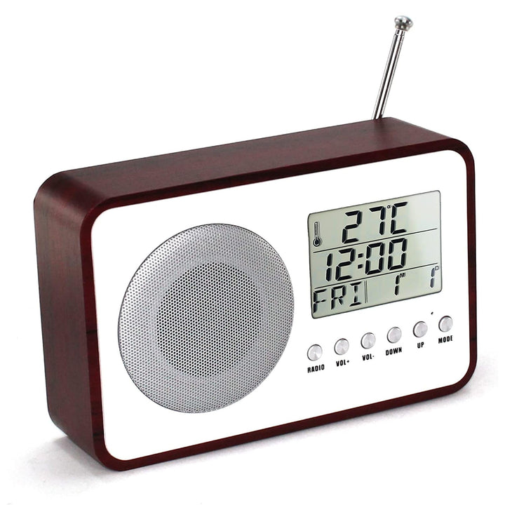 FISHTEC ® Radiowecker Woodstock - Snooze - Temperatur