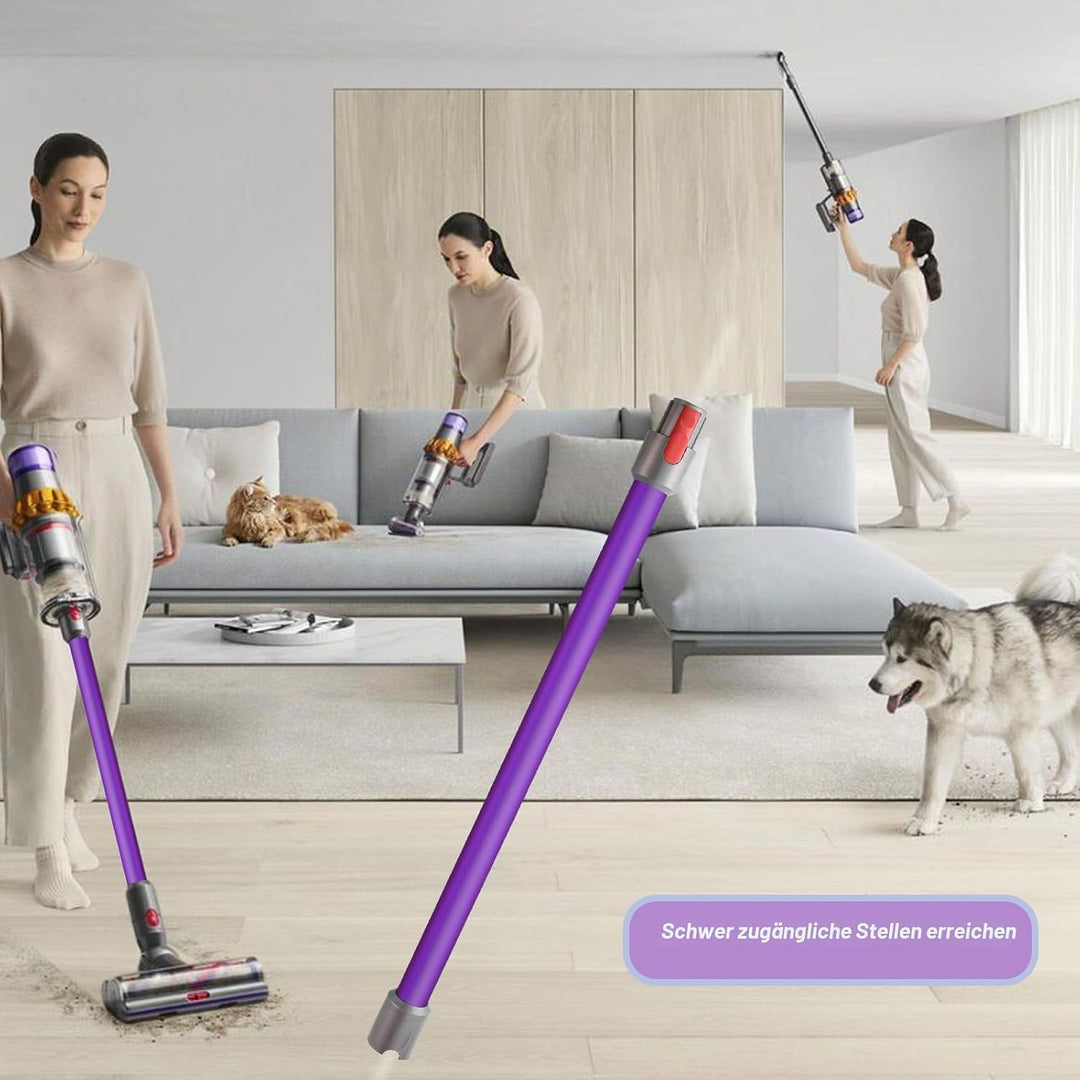 Ersatzteile Verlängerungsrohr für Dyson V7 V8 V10 V11 V15 Staubsauger, Saugrohr Länge 73 cm, Rohr Er