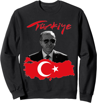 Recep Tayyip Erdogan Türkiye Flagge Sweatshirt