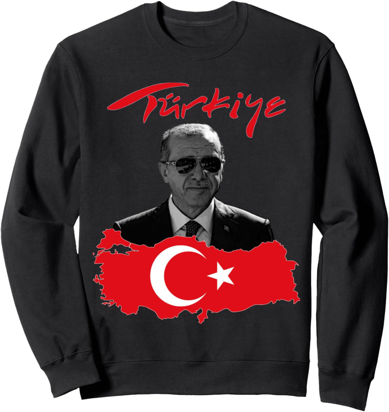 Recep Tayyip Erdogan Türkiye Flagge Sweatshirt